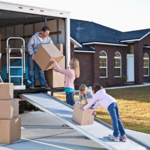 Family doing a Self-Storage During a Move Berkeley Vale